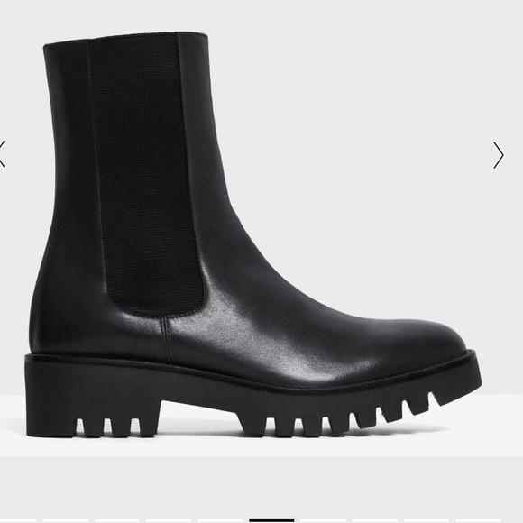 Theory Shoes - THEORY***CHELSEA BOOTIE In Black Leather**EU 40; US 10 $475